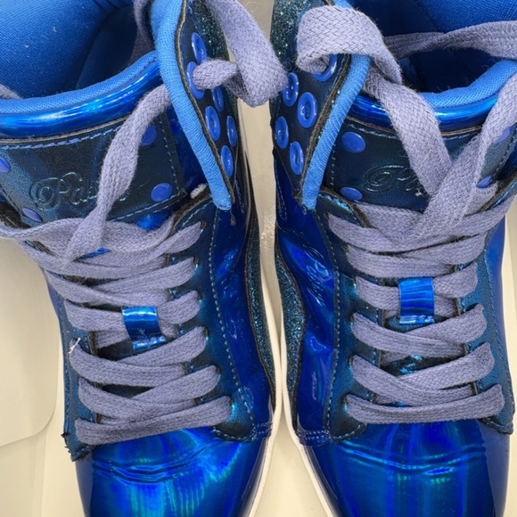 Pastry Glam Pop Tart shoes, women's size 5, blue - Picture 5 of 16